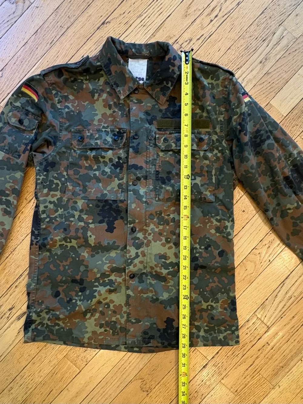 Vintage German Bundeswher Flecktarn Field shirt